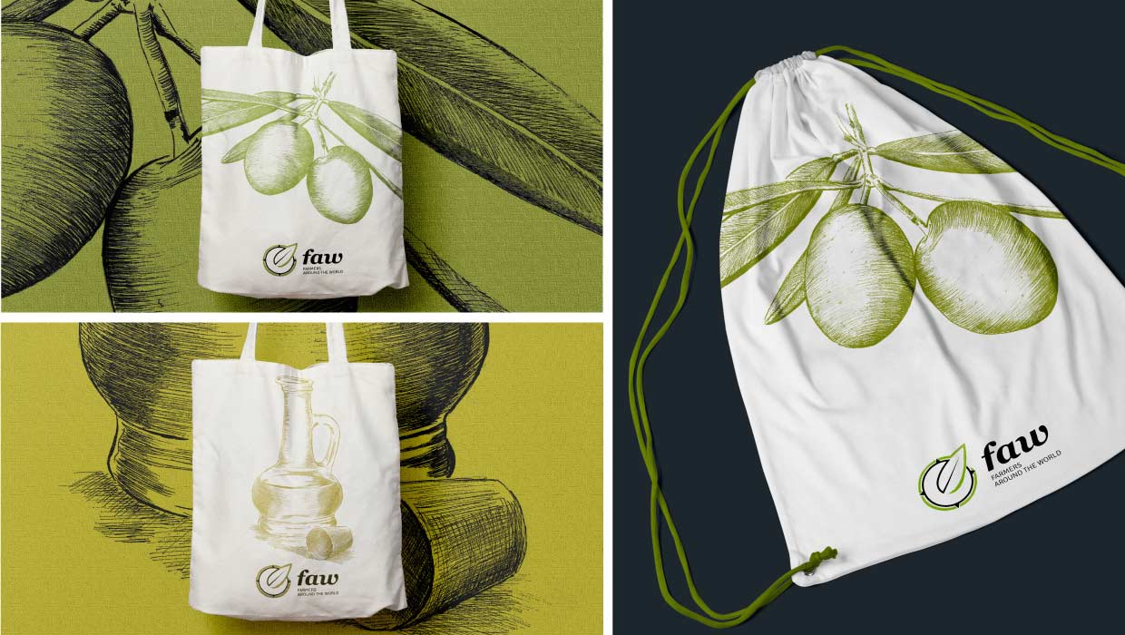 string canvas bag design