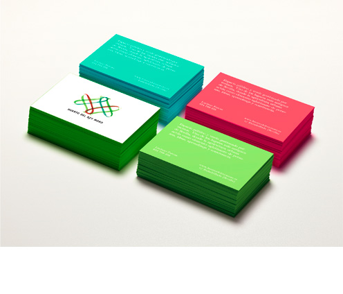 colorful business cards